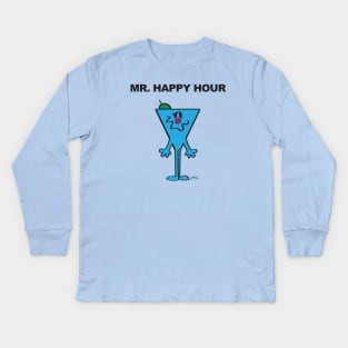 Happy Hour Kids Long Sleeve T-Shirt